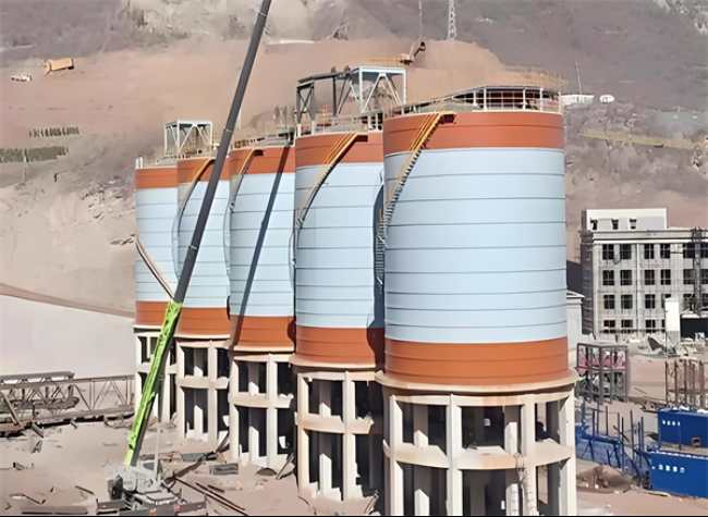 长武高架钢板仓