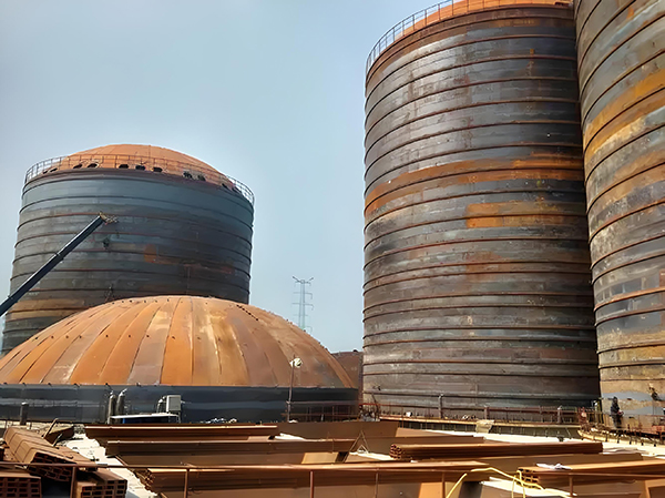 长武焦粉钢板仓